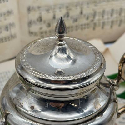 Чайник кофейник 0,6 л серебрение Франция