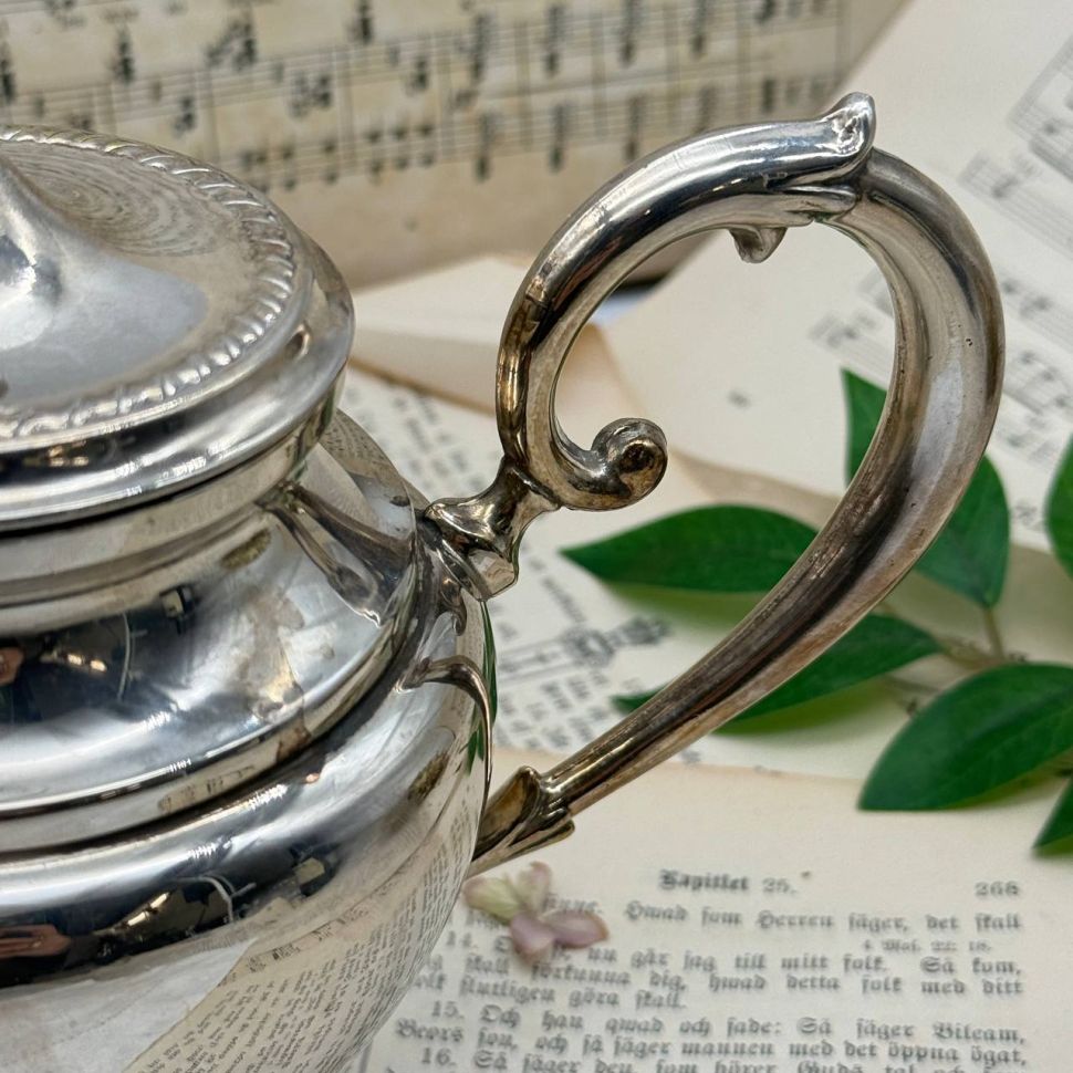 Чайник кофейник 0,6 л серебрение Франция 