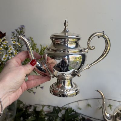 Чайник кофейник 0,6 л серебрение Франция 