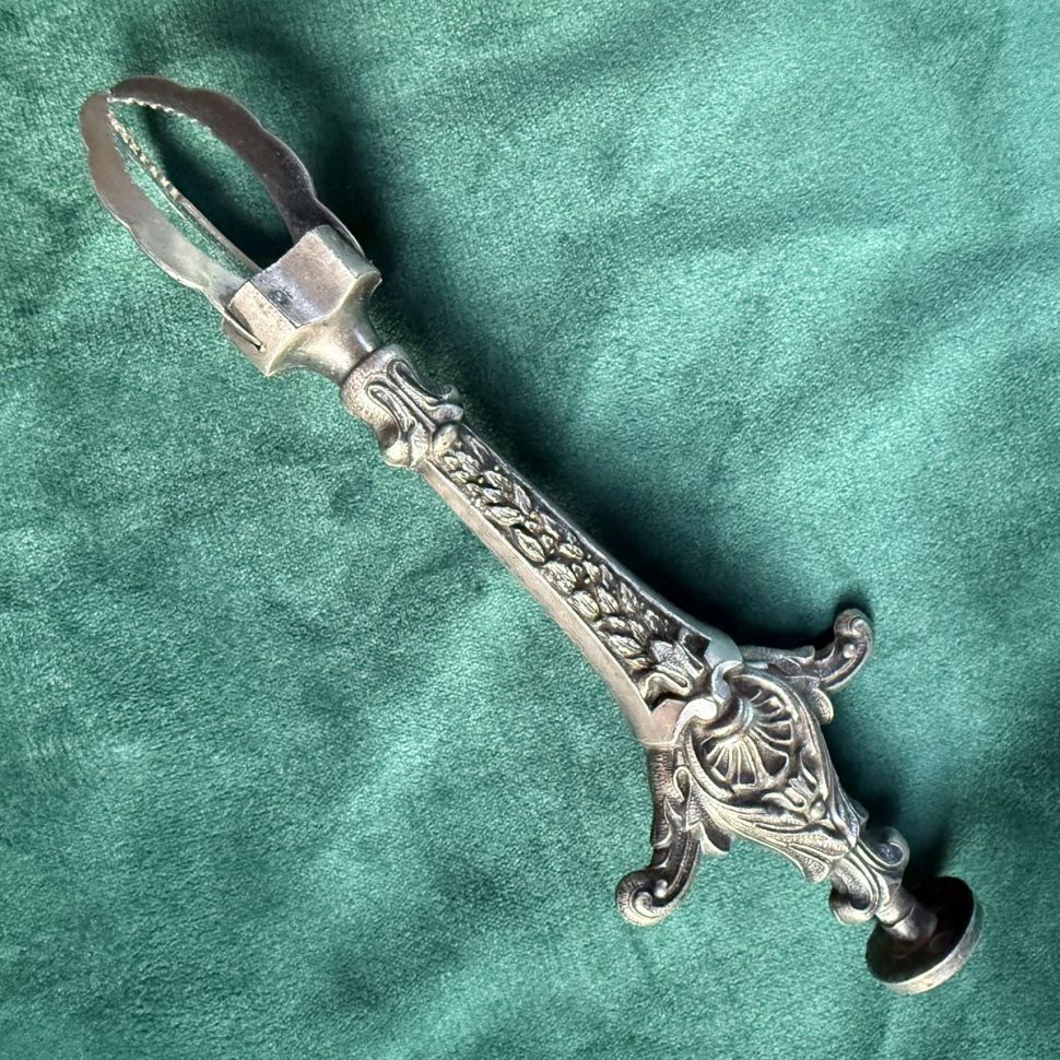 Щипцы для льда и сахара 16 см Франция серебрение