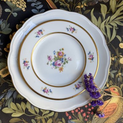 Тарелка H.T. Limoges 19 см Франция 