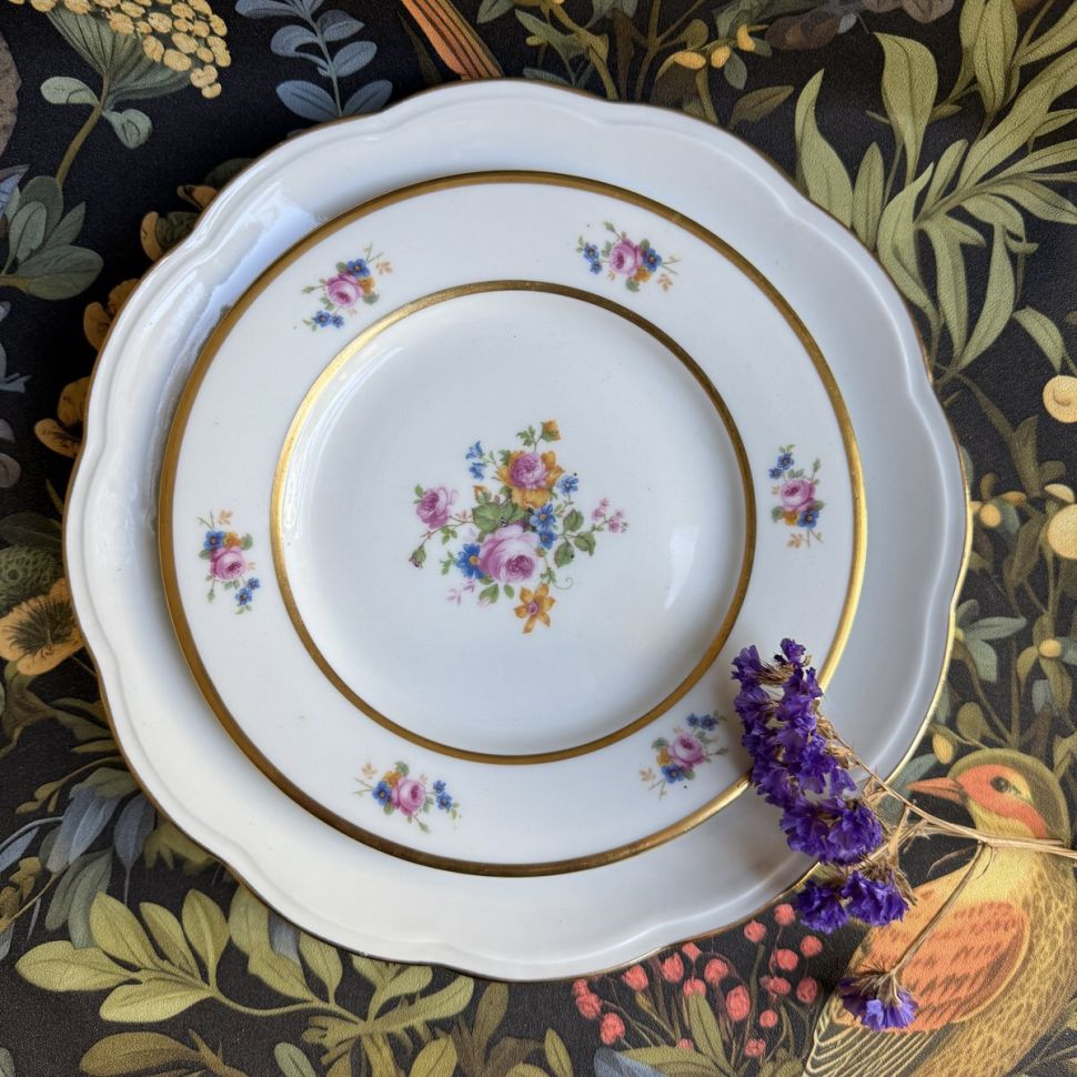 Тарелка H.T. Limoges 19 см Франция 