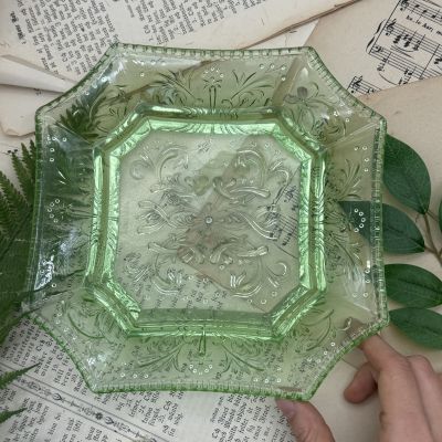 Блюдо поднос 21 см стекло