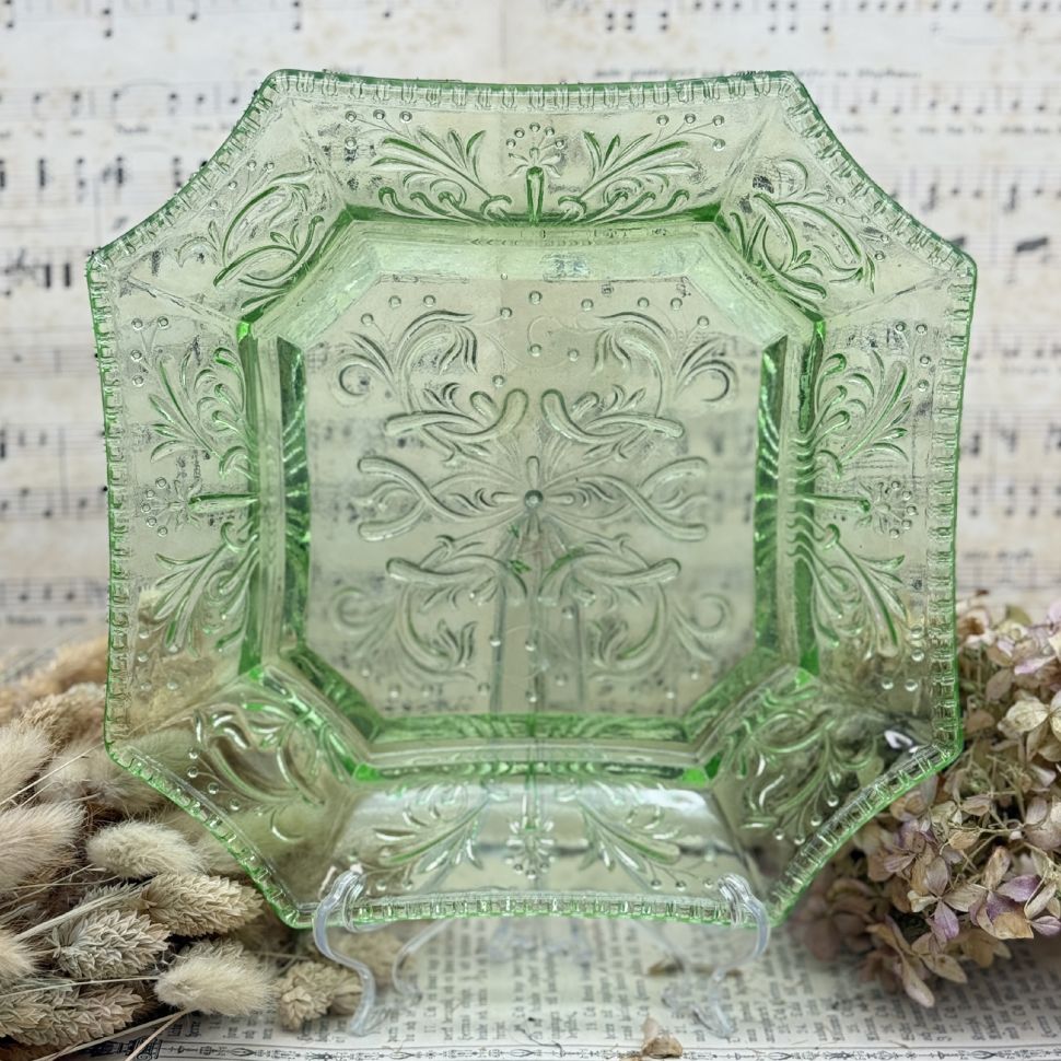 Блюдо поднос 21 см стекло