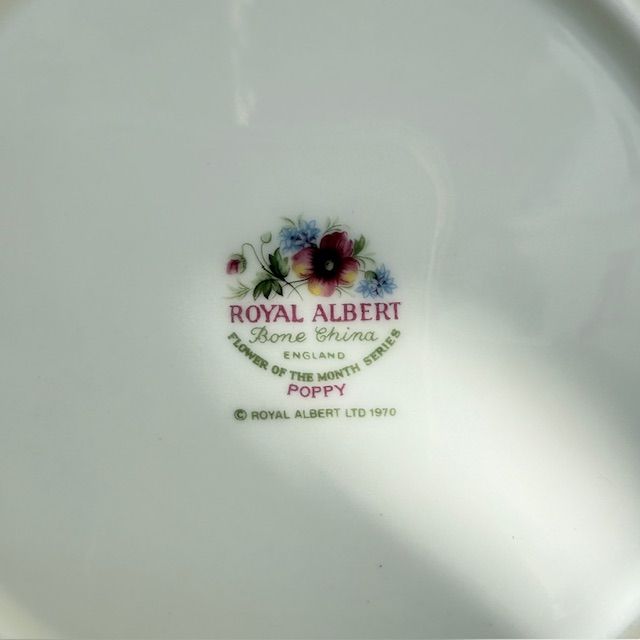 Тарелка Royal Albert 12 месяцев Август 16 см Англия