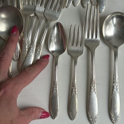 Нож для намазывания King Edward National Silver Company серебрение 