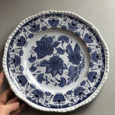 Тарелка 26 см Adams Blue Butterfly уценка