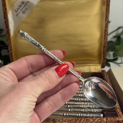 Ложка кофейная LIGNON 14 см серебрение Франция
