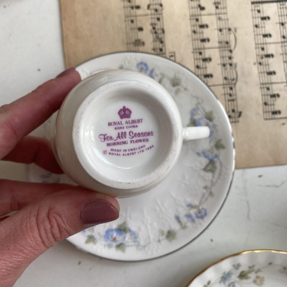 Кофейная пара 130 мл Royal Albert Morninc Flower Англия