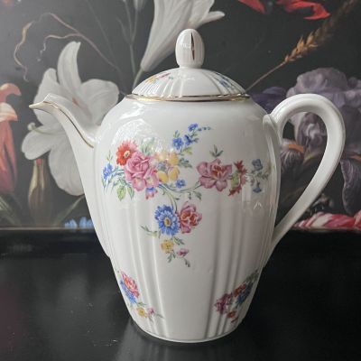 Чайник кофейник Limoges 1,5 л Цветы Арнуво Франция  