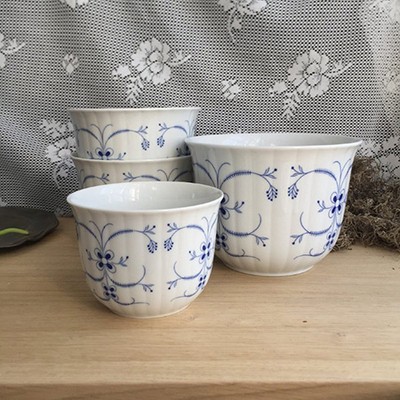 Кашпо большое Schumann Arzberg Германия кобальт