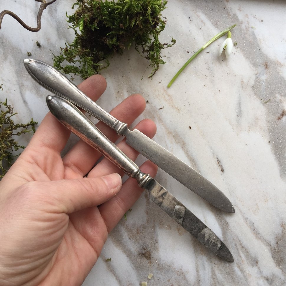 Нож ручка-лепесток набор 2 шт.