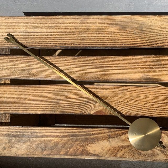 Маятник для часов 40 см латунь