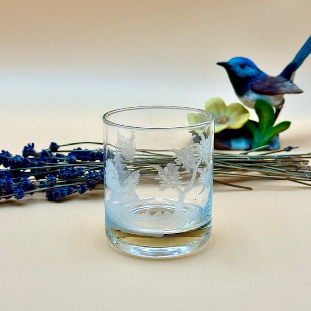 Стакан Глухарь 180 мл хрусталь ручная гравировка Австрия 