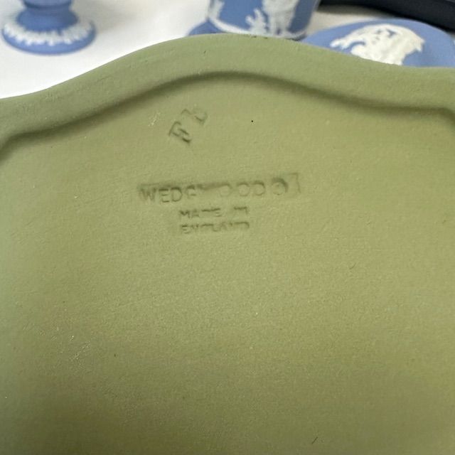 Розетка овальная Wedgwood 11 см бисквитный фарфор Англия