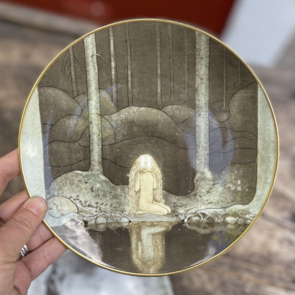 Тарелка John Bauer Cristineholm Porcelaine 19 см Швеция