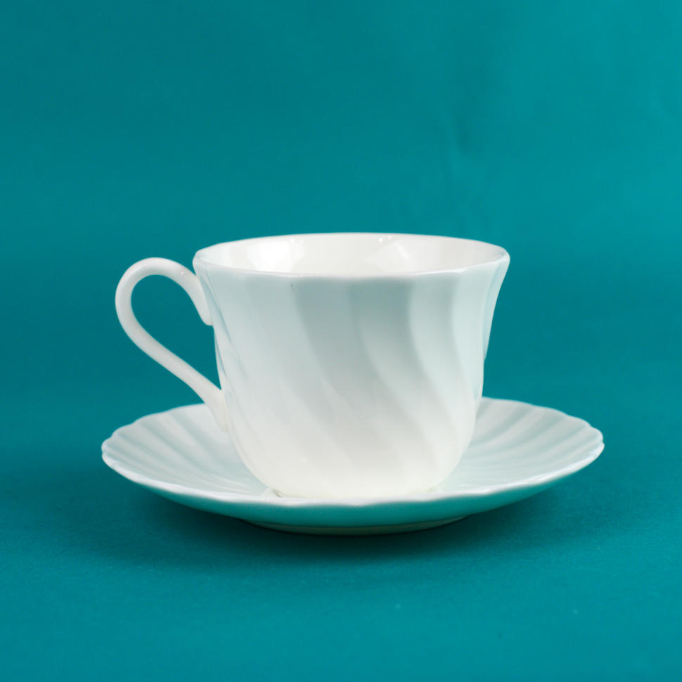 Чайная пара 240 мл Wedgwood костяной фарфор