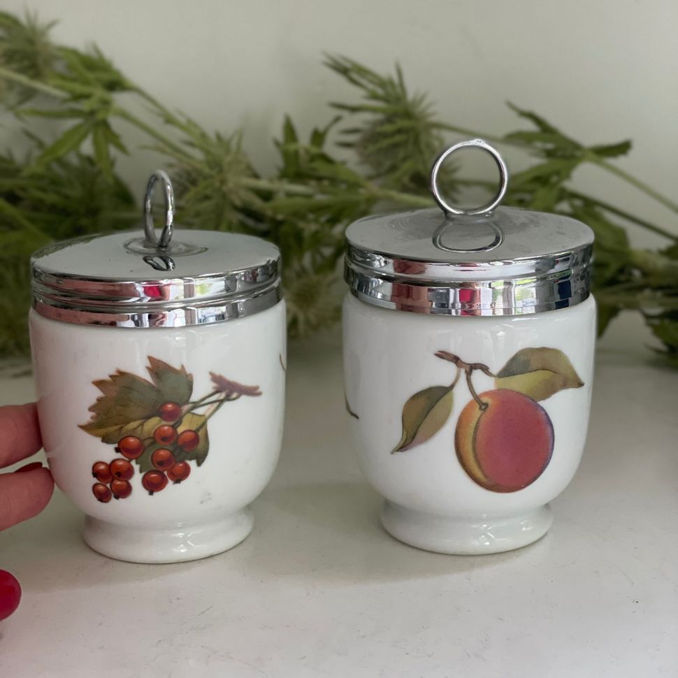 Кодлер на 2 яйца Royal Worcester фарфор Англия