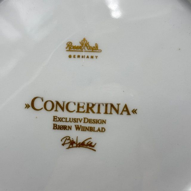 Тарелка Rosenthal Concertina 21 см Германия