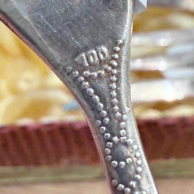 Вилка десертная Хильдесхаймская роза 14 см серебрение 100