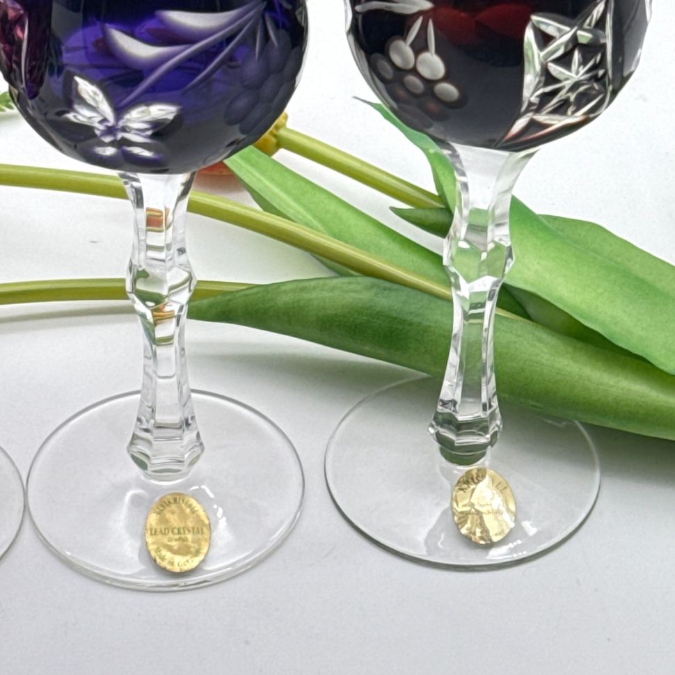 Рюмка Echt Bleikristal набор 5 шт. 60 мл накладной хрусталь Германия