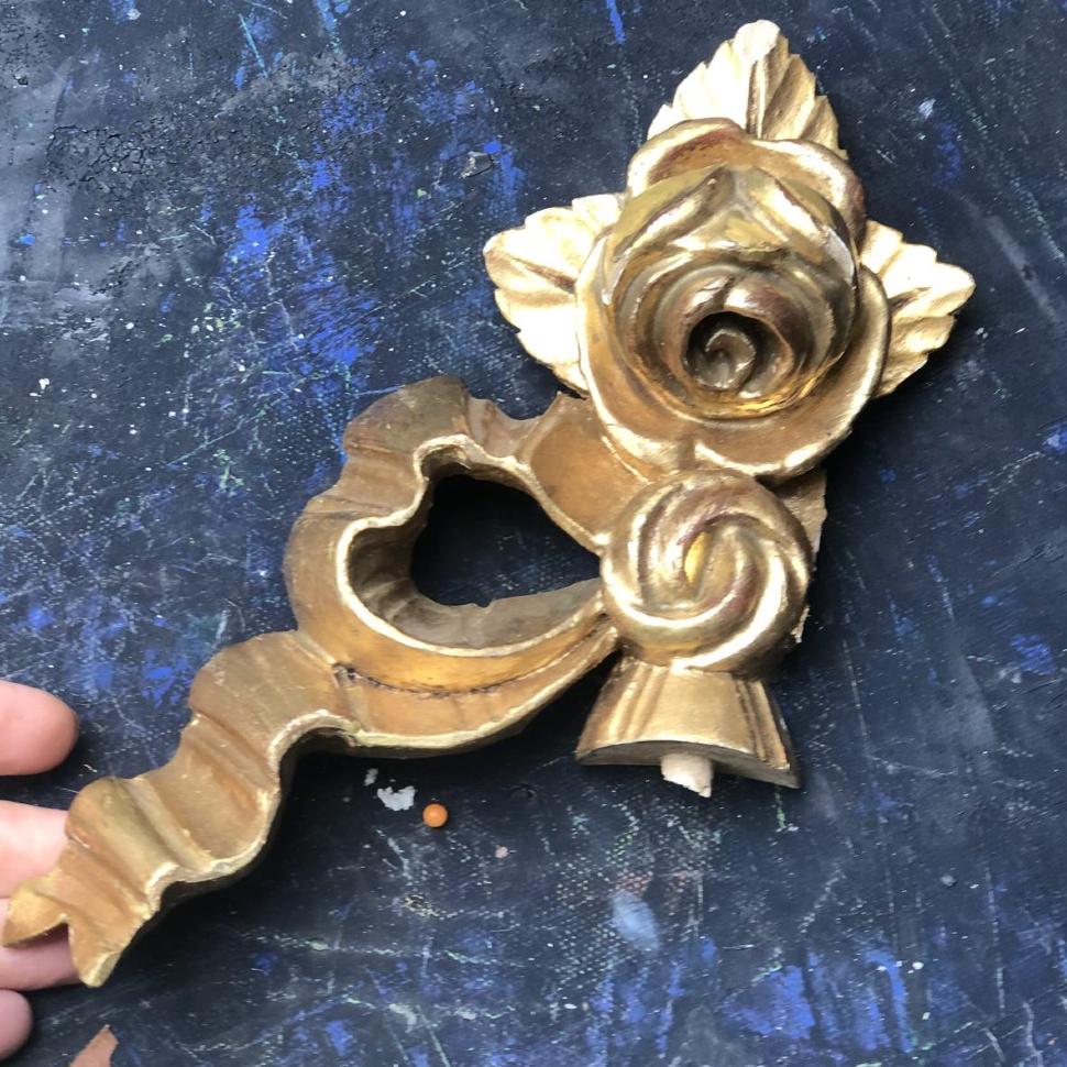 Фигура декоративная Бант 22 см дерево