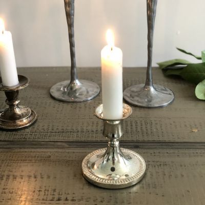 Подсвечник для тонкой свечи малый, сталь