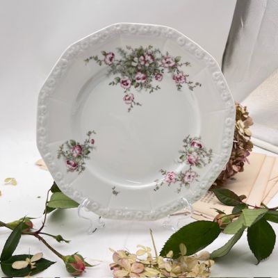 Тарелка Rosenthal Maria Classic Rose розовые цветы 20 см Германия