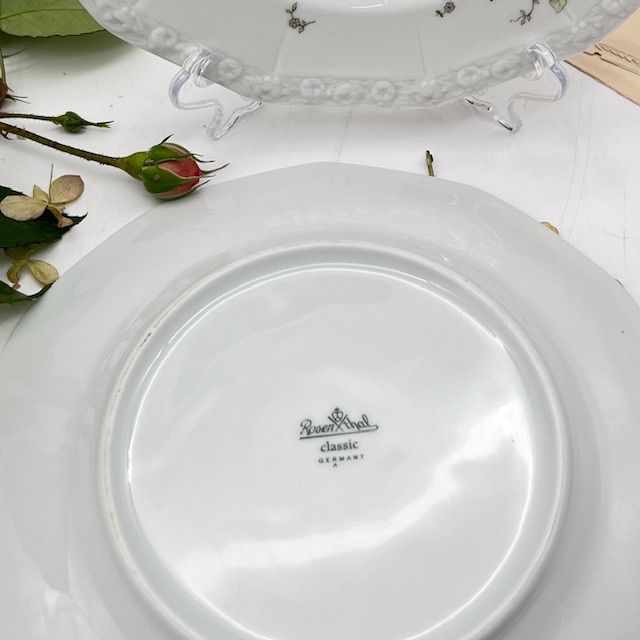 Тарелка Rosenthal Maria Classic Rose розовые цветы 20 см Германия