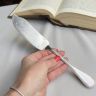 Нож лопатка для десерта Christofle 27 см серебрение Франция
