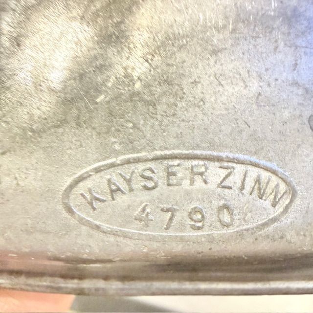 Блюдо J.P. Kayser&Sohn Кабан Модерн 19 см олово