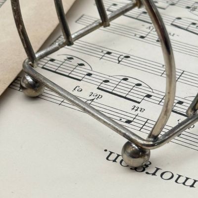 ​Салфетница подставка для тостов на 6 шт мельхиор 