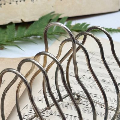 ​Салфетница подставка для тостов на 6 шт мельхиор 