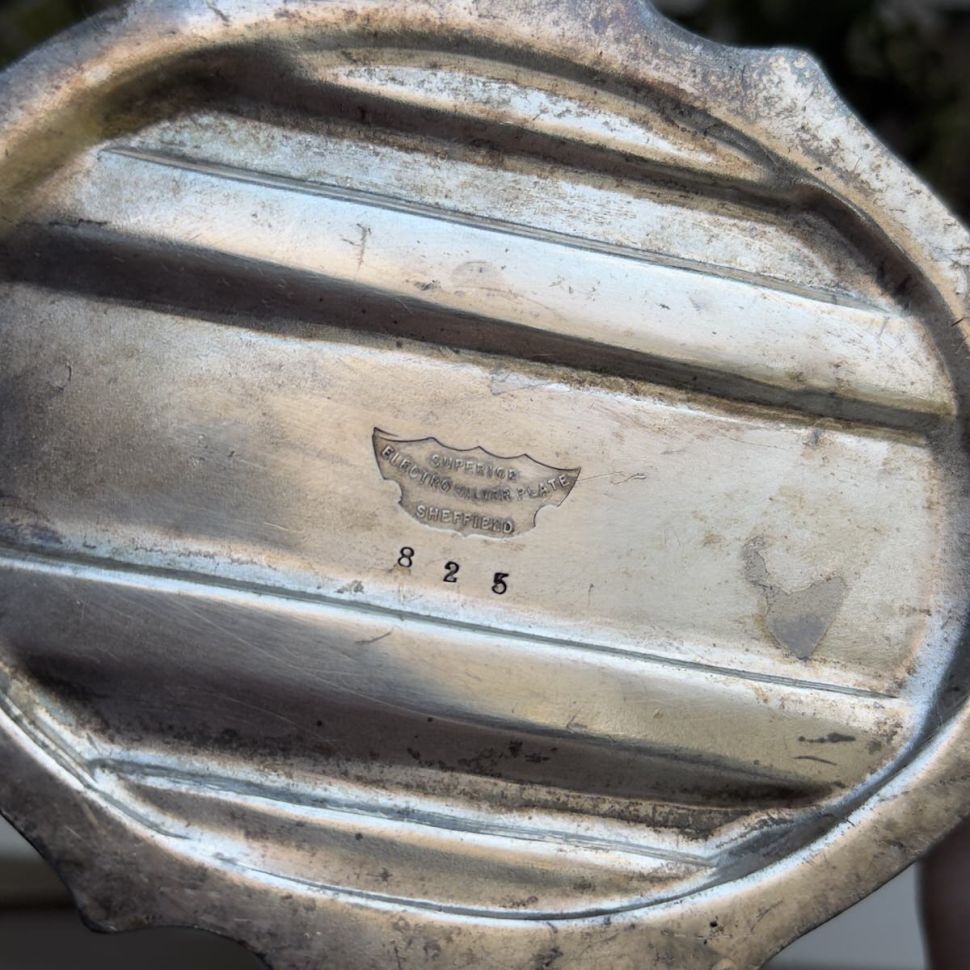 Чайник кофейник 1 л серебрение Англия конец XIX в. 