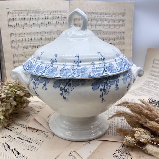 Супница Luneville 2,5 л фаянс Франция начало ХХ в.