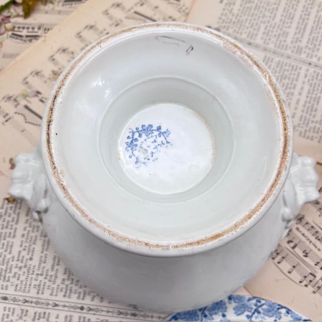 Супница Luneville 2,5 л фаянс Франция начало ХХ в.