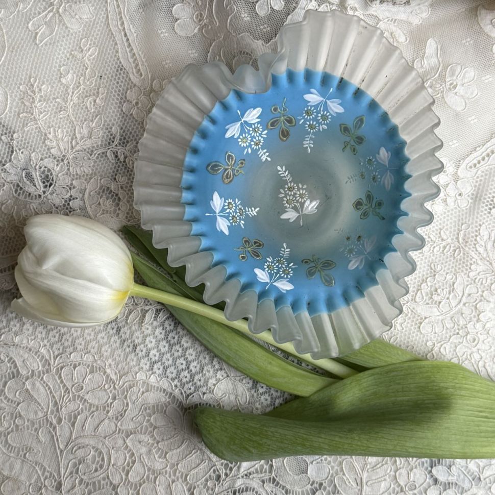 Миска Сердце 15 см стекло