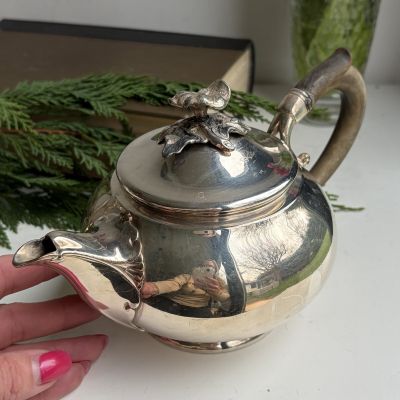 Чайник  Christofle 0,6 л глубокое серебрение Франция конец XIX в. 