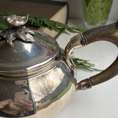 Чайник  Christofle 0,6 л глубокое серебрение Франция конец XIX в. 