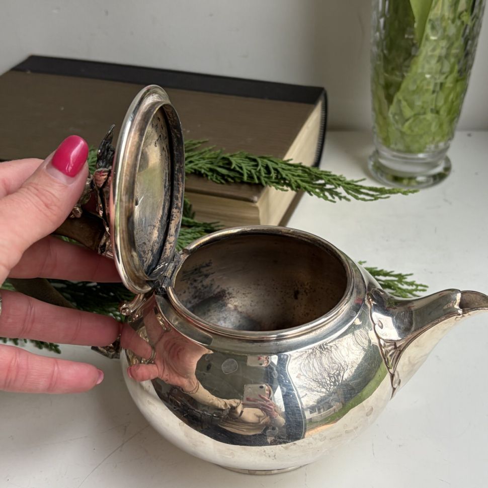 Чайник  Christofle 0,6 л глубокое серебрение Франция конец XIX в. 