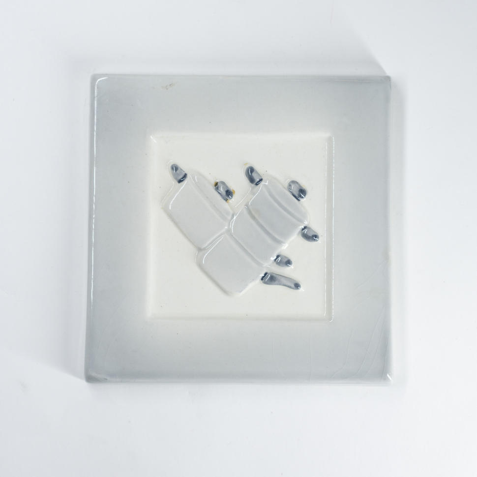 Плитка с рельефом кастрюли, Португалия