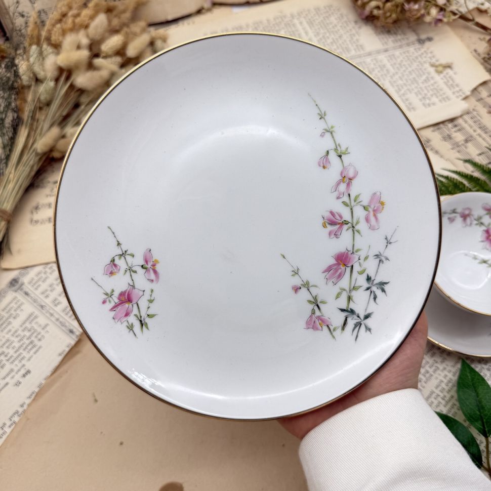 Чайное трио Hutschenreuther Selb Jurvel 200 мл Бавария Германия