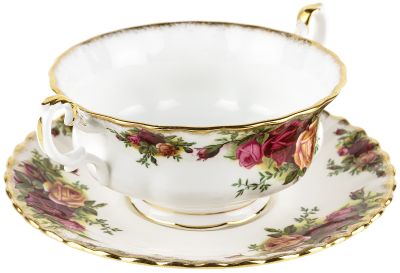 Бульонная пара Royal Albert Old Country Roses 300 мл Англия