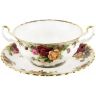 Бульонная пара Royal Albert Old Country Roses 300 мл Англия 