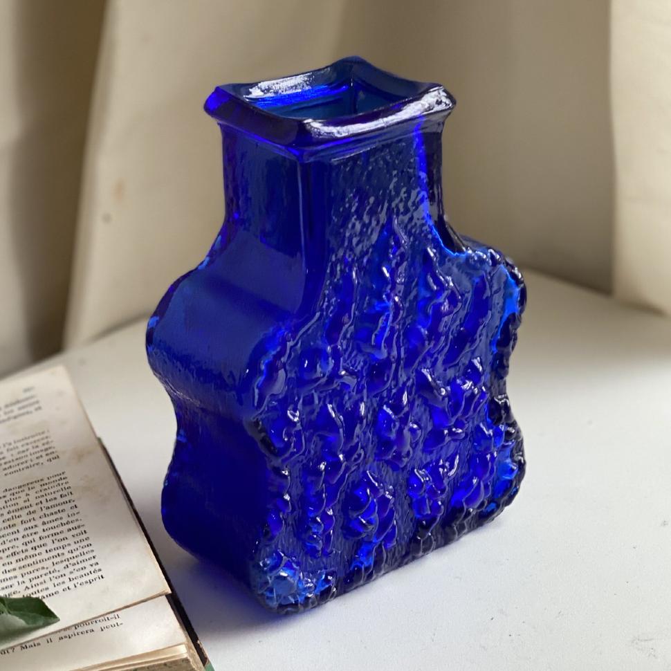 Ваза 18 см Blue Guitar Vase 60-е годы Швеция