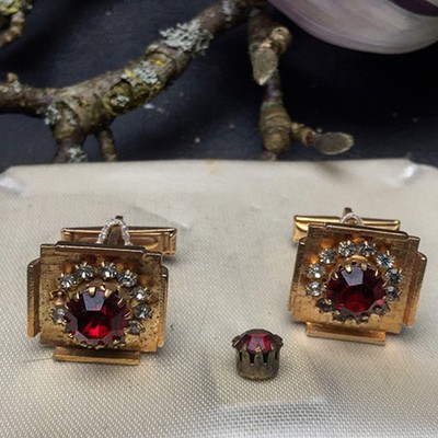 Запонки женские винтаж