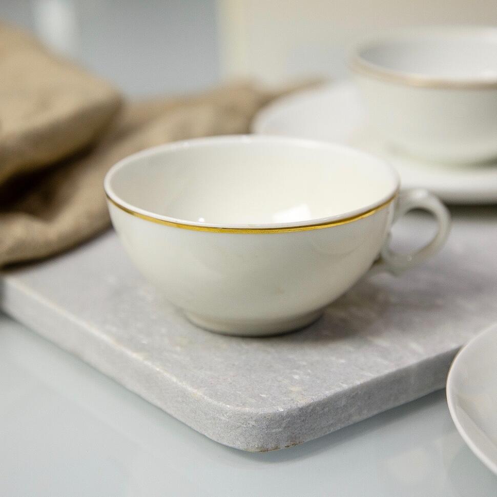 Чашка чайная 220 мл костяной фарфор (без блюдца)