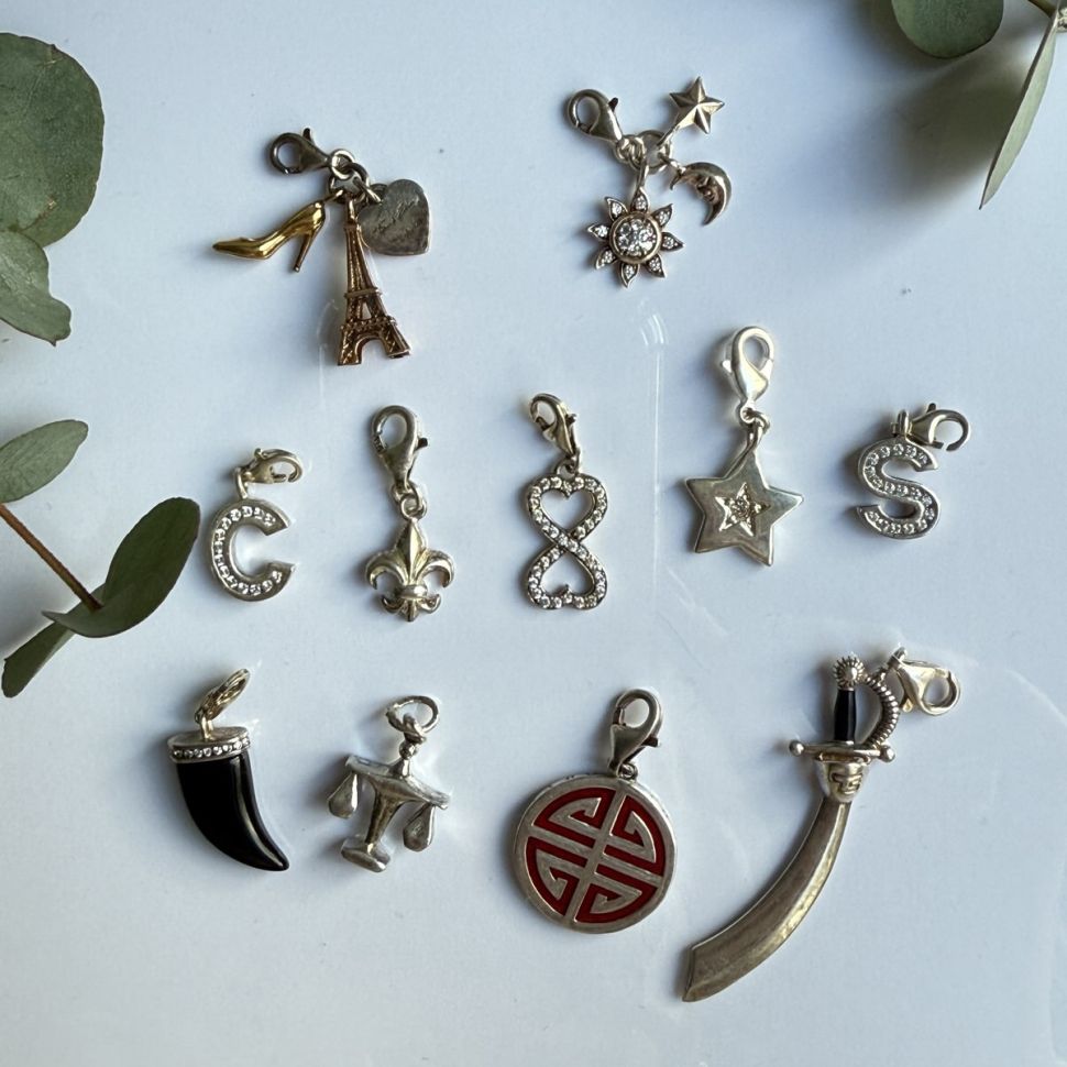 Подвеска шарм Thomas Sabo 5 Благ 2.3 см 925 