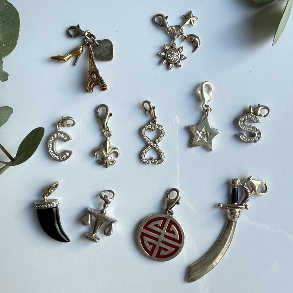 Подвеска шарм Thomas Sabo 5 Благ 2.3 см 925 