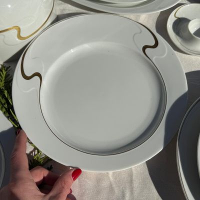 Тарелка Rosenthal Asimmetria 27 см Studio linie золочение Германия